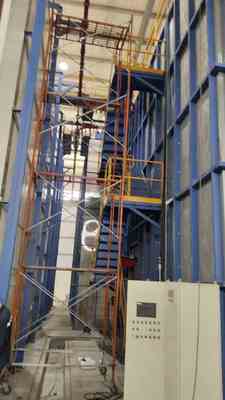 Online High Performance Pre-treatment System Customized Capacity for Customers  Vertical Powder Coating Line for Aluminum Profiles