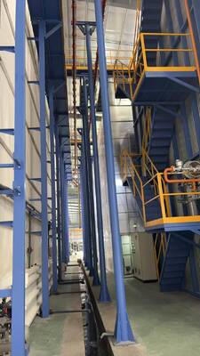 High-Capacity LNG Heating System Customers  Vertical Powder Coating Line for Aluminum Profiles
