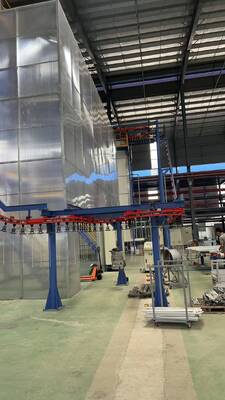 High-performance Pre-treatment  Vertical Powder Coating Line for Aluminum Profiles