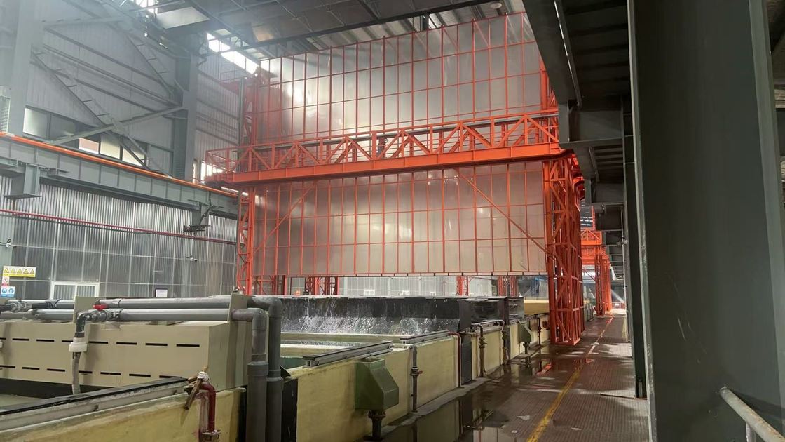 Full-Automatic Vertical Anodizing Production Line for Aluminum Profiles