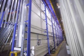 High-performance  Pre-treatment System  Customized Capacity for Customers  Vertical Powder Coating Line for Aluminum Profiles